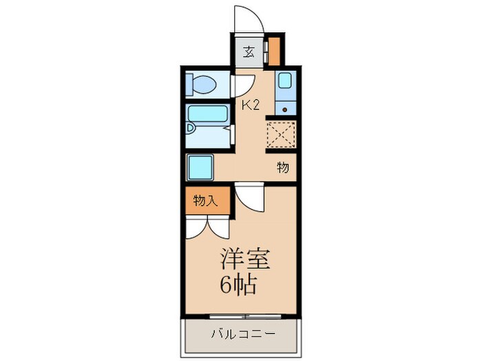 きゃぴたる北浜の物件間取画像