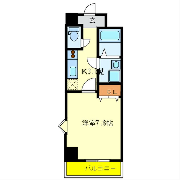 ルミエール八尾駅前の物件間取画像