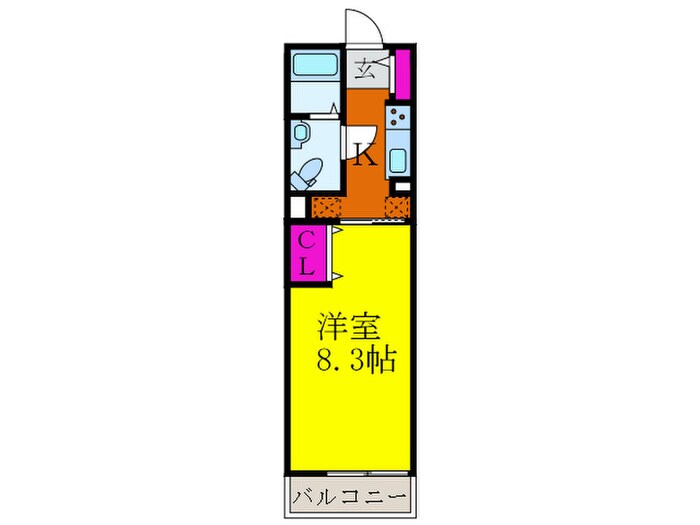 コリーヌ　ベルメゾン　Sの物件間取画像