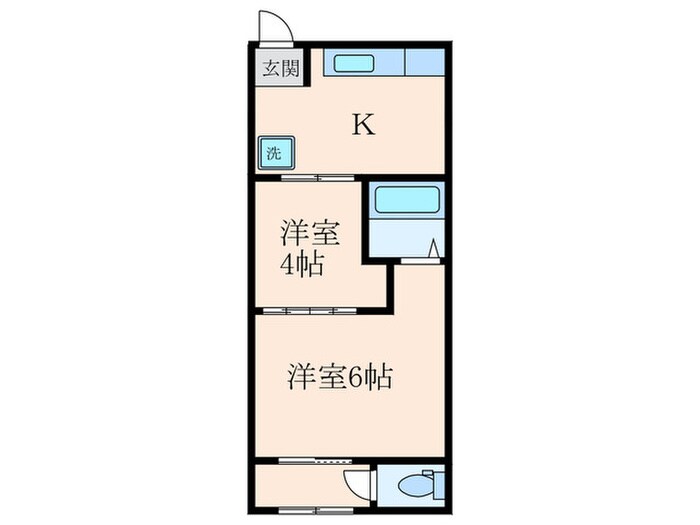 チョコブラウンの物件間取画像