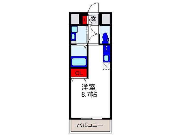 アクアラフォレ豊中の物件間取画像