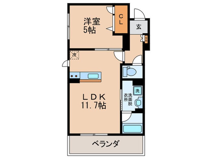 シャーメゾン菱屋東の物件間取画像