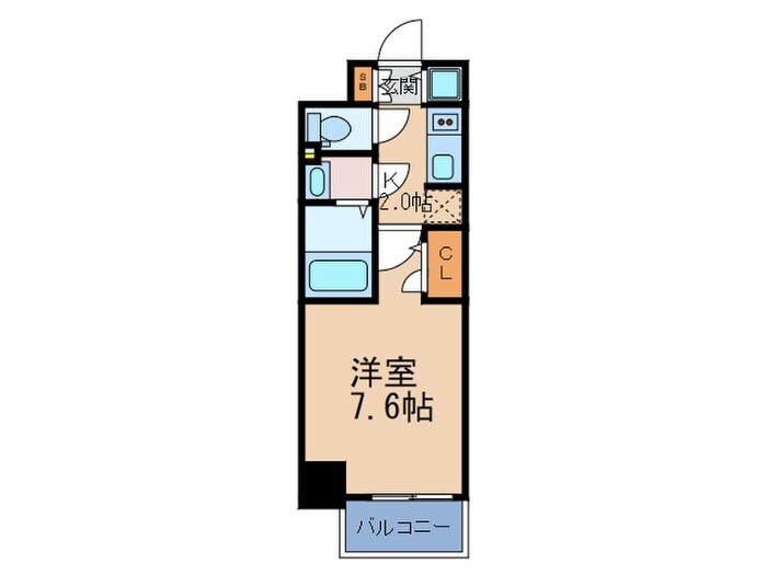 ｱｸｱﾌﾟﾚｲｽ福島ＥＹＥ(701)の物件間取画像