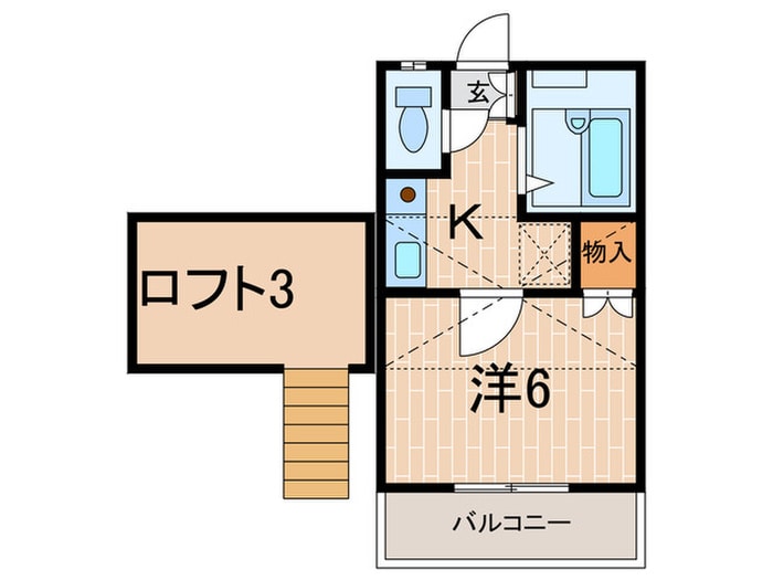 パストラル王塚台の物件間取画像