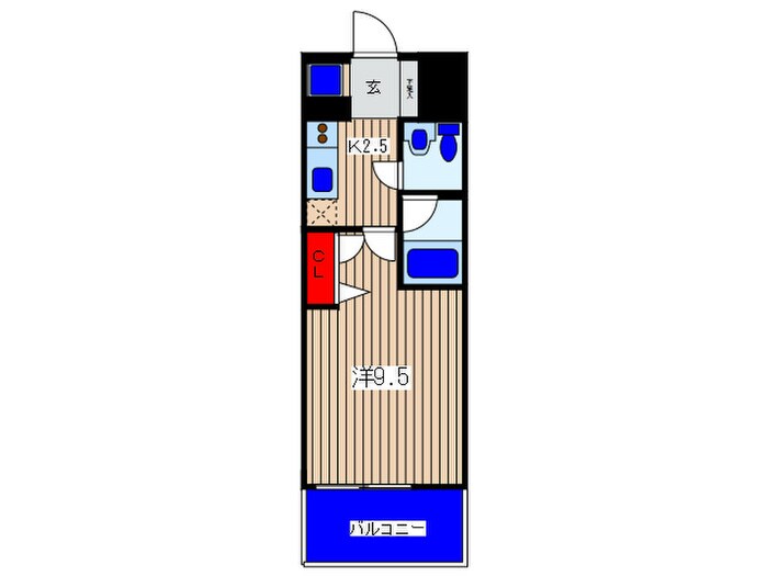 グランド上町の物件間取画像