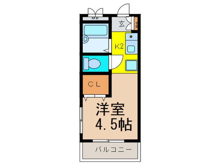 フレアコ－トの物件間取画像