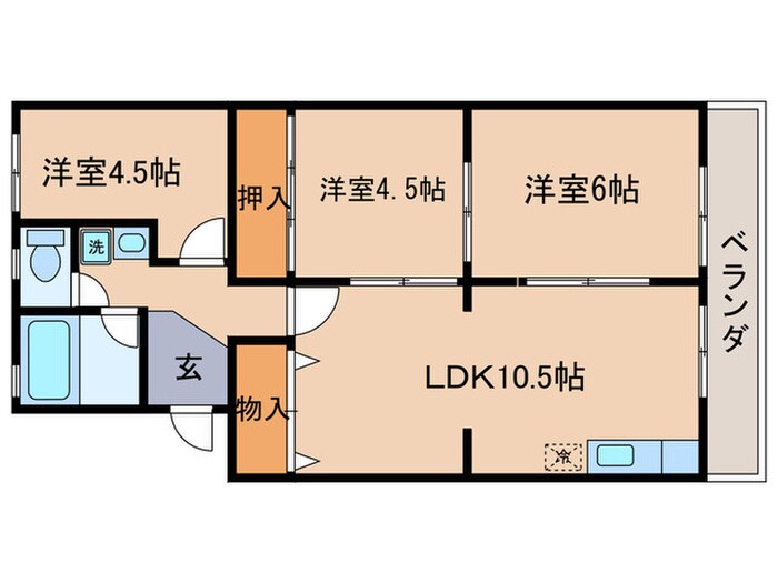 ハイツＴＤＫの物件間取画像