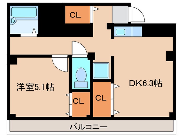 第一明生ビルの物件間取画像