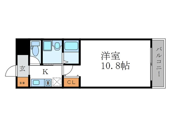 ラフェスタ天神川の物件間取画像