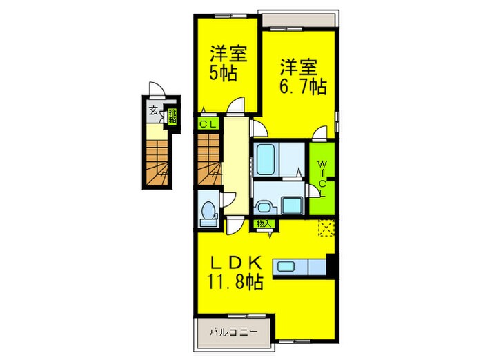 エストレーラの物件間取画像