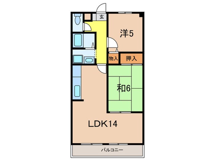 コンフォ－トの物件間取画像
