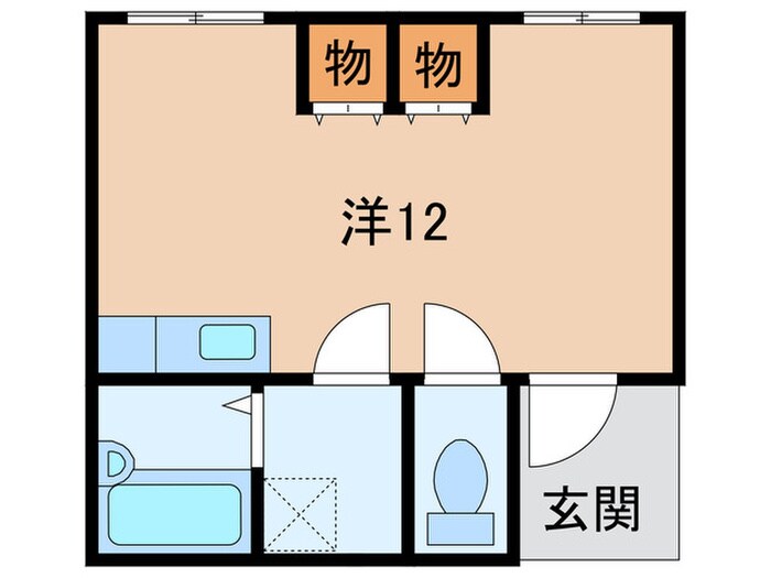 三嶋荘の物件間取画像