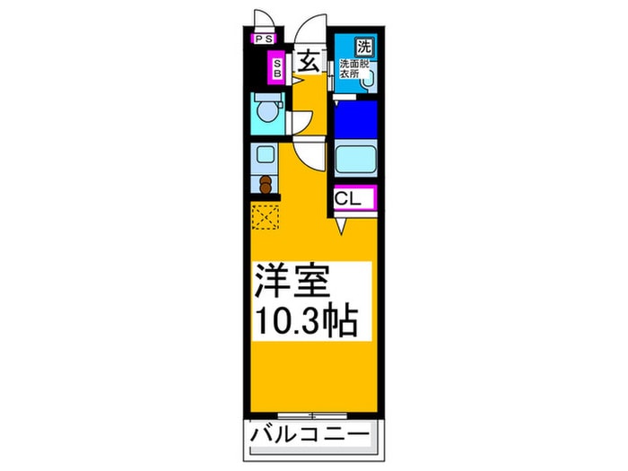 エステ－ト・レイⅢの物件間取画像