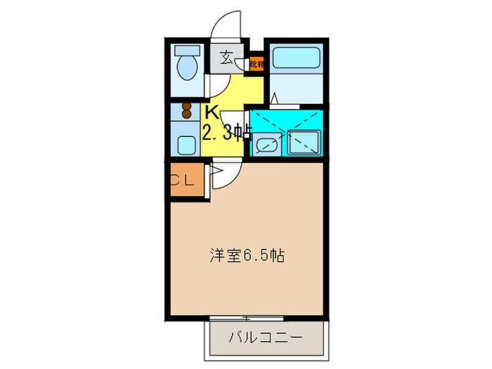 ヴェルドミ－ル栄根の物件間取画像