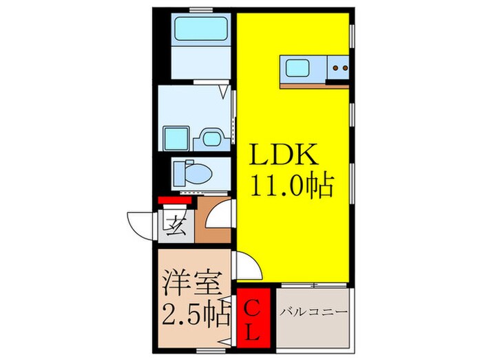 グランメリー池田木部の物件間取画像