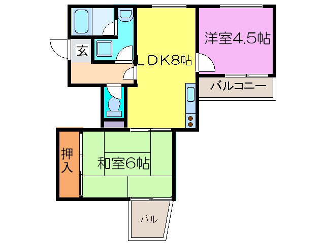 エクセレント野田の物件間取画像