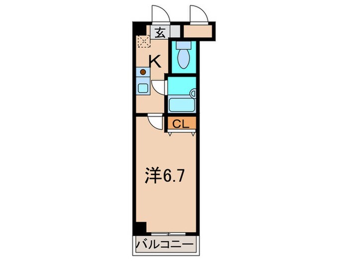 アモ－レ伊丹の物件間取画像