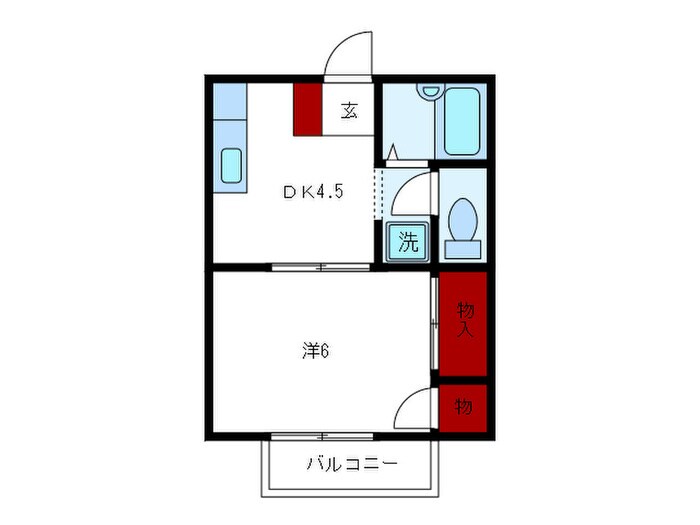 ヒルサイド山手の物件間取画像