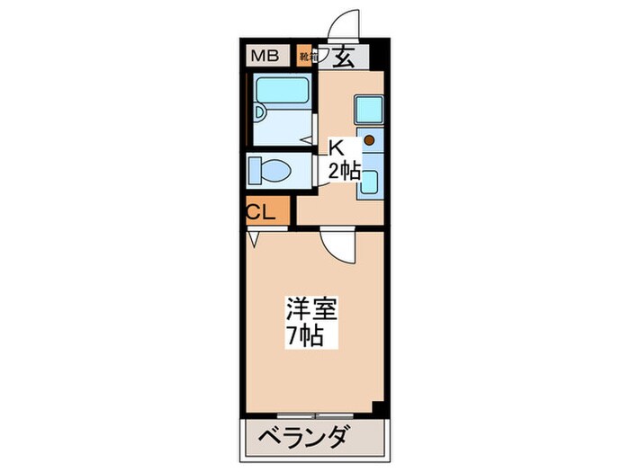 カサベルデ小阪の物件間取画像