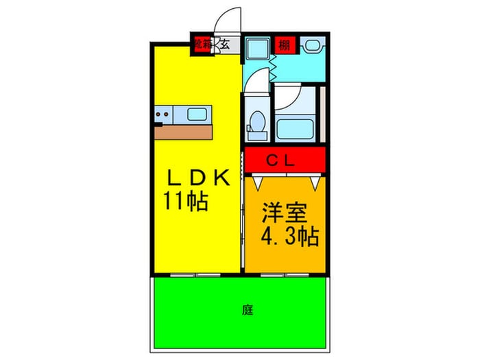 PARC深江南の物件間取画像