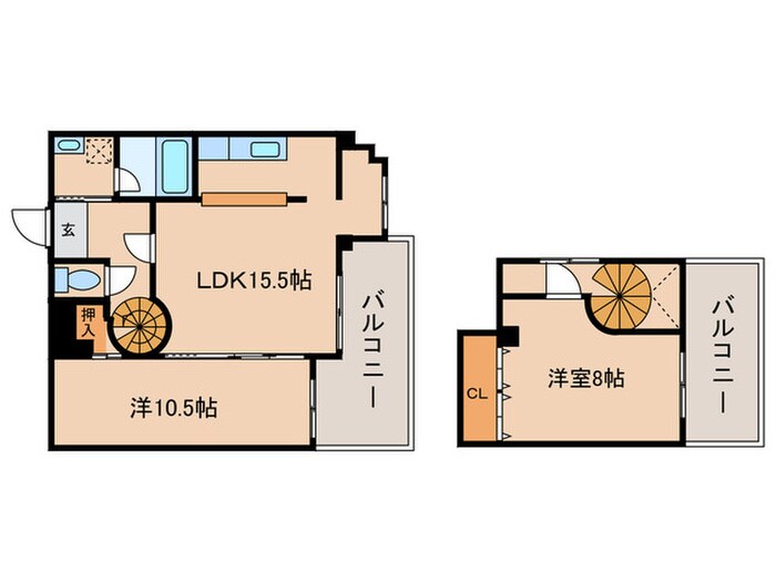 ステ－ジハウス万石の物件間取画像