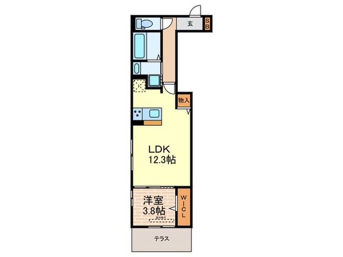 トリシア上甲子園の物件間取画像