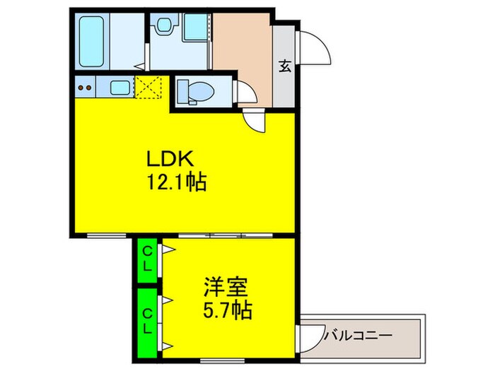 フジパレス高石駅北の物件間取画像