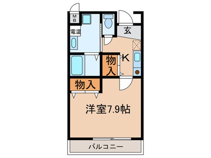 フィ－ル白い雲の物件間取画像