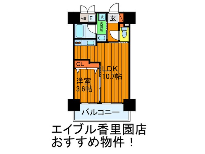 ＰＲＥＳＴＡＮＣＥ香里の物件間取画像
