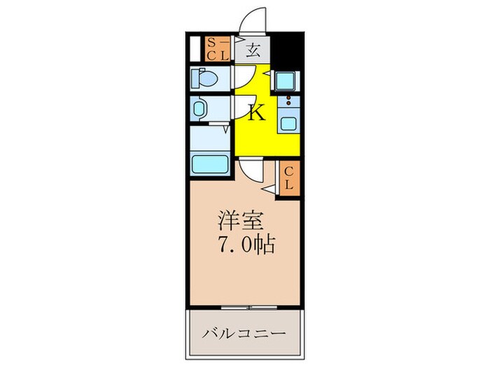 リッツ新大阪の物件間取画像