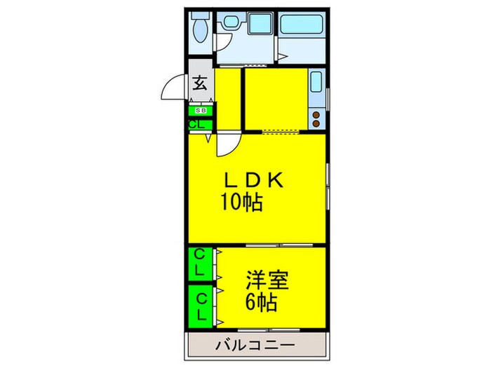 カ－サベラ浜寺の物件間取画像