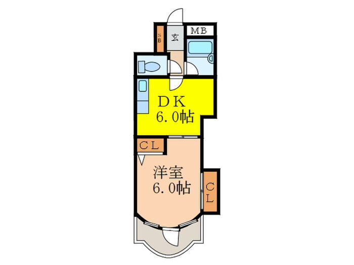 フォルム東三国の物件間取画像