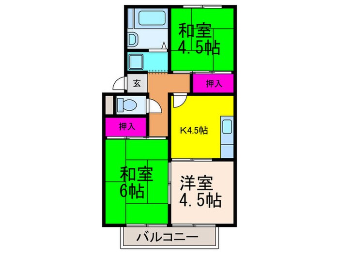 物件間取画像