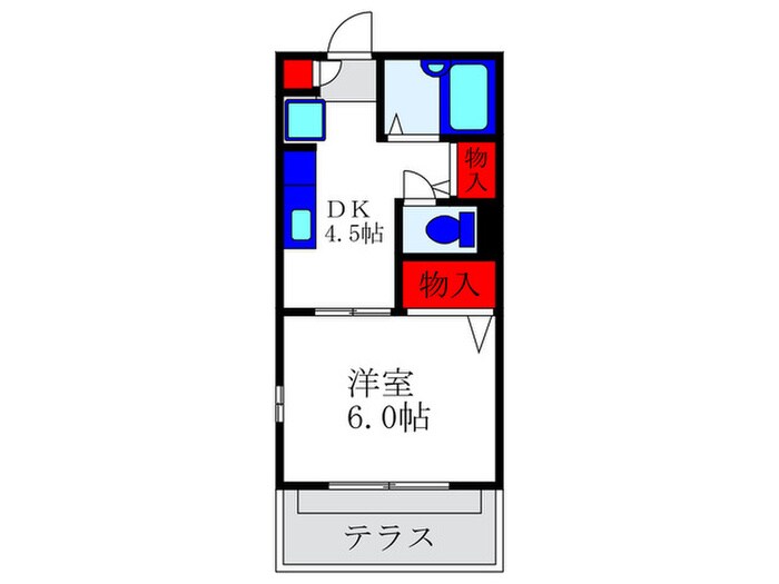 ウェストヒルズの物件間取画像