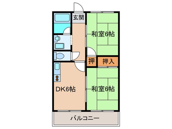 シルクハイムの物件間取画像