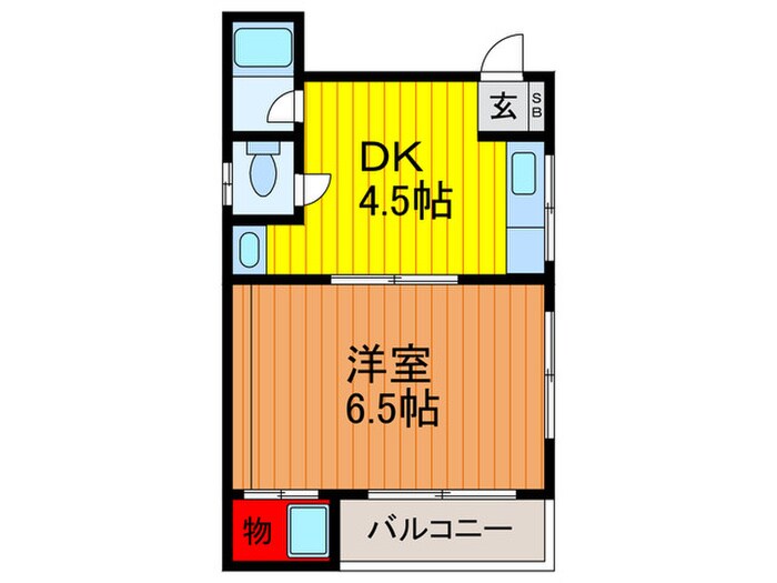 大日ハイムの物件間取画像