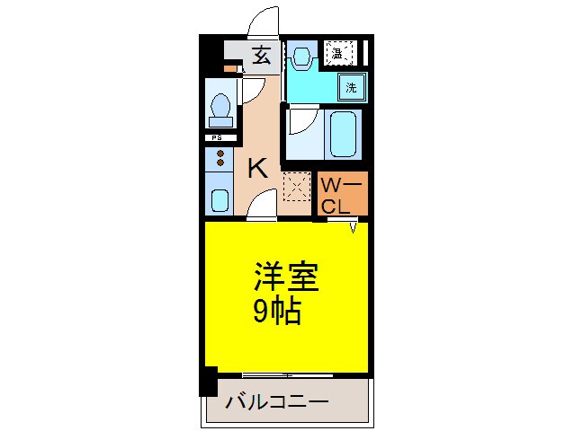 グーテンターク富田２の物件間取画像