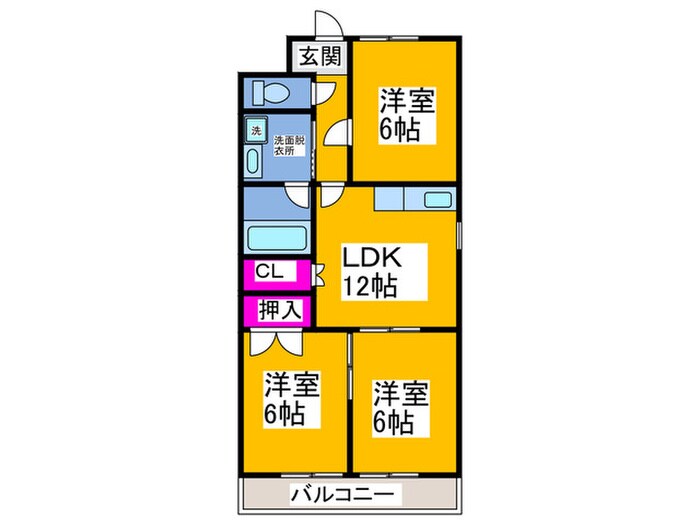 アーネットスタシオン大阪狭山の物件間取画像