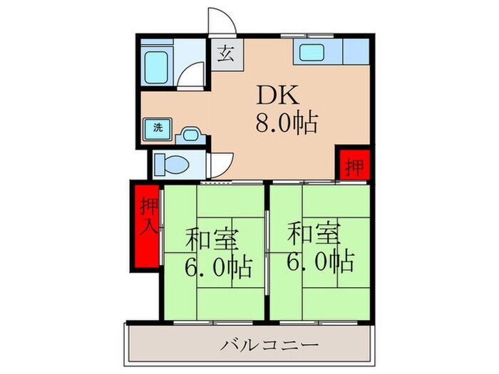 物件間取画像