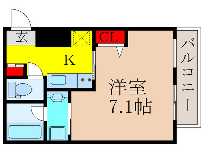 アクシア東有岡の物件間取画像