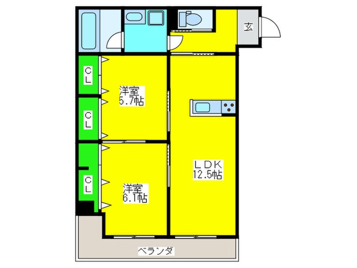 ユアメゾン加茂の物件間取画像