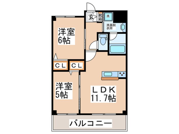 グラティの物件間取画像