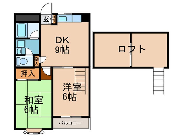 メゾン山口Ⅱの物件間取画像