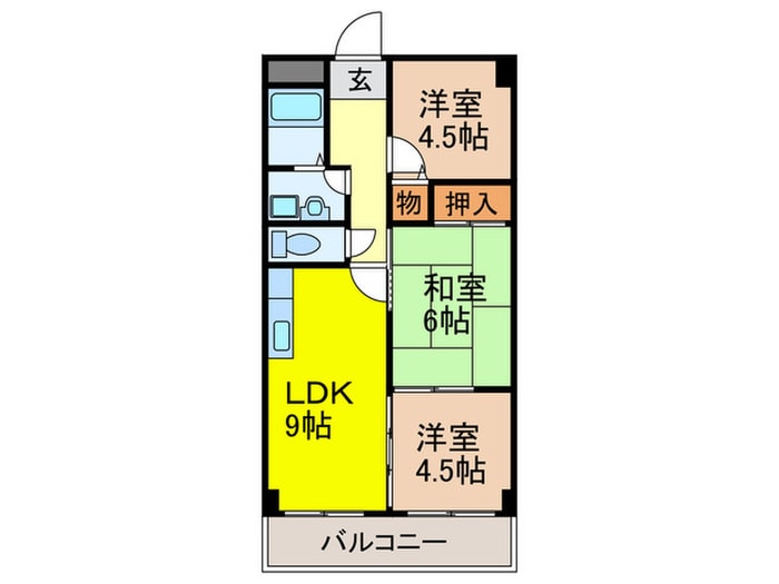 カ－サフィオ－レ弐番館の物件間取画像