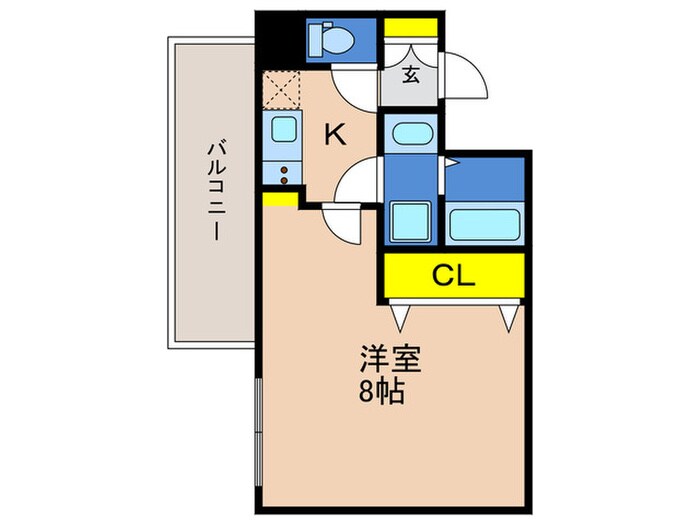 レジデンス三宮ライン(901)の物件間取画像