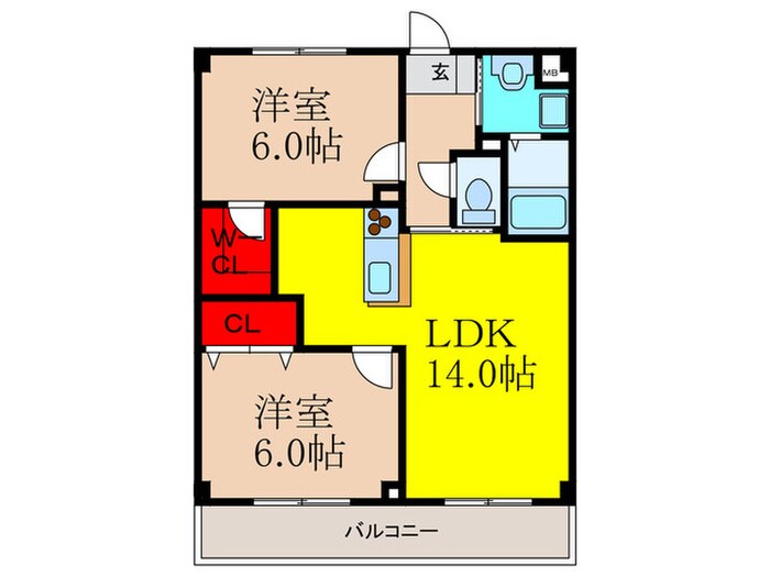 サンルミエールの物件間取画像