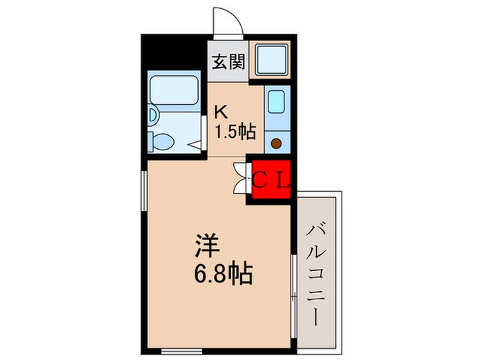 ＥＳＰＲＩＭＥ新大阪Ⅱの物件間取画像