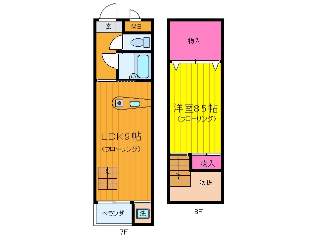 エクトⅢの物件間取画像