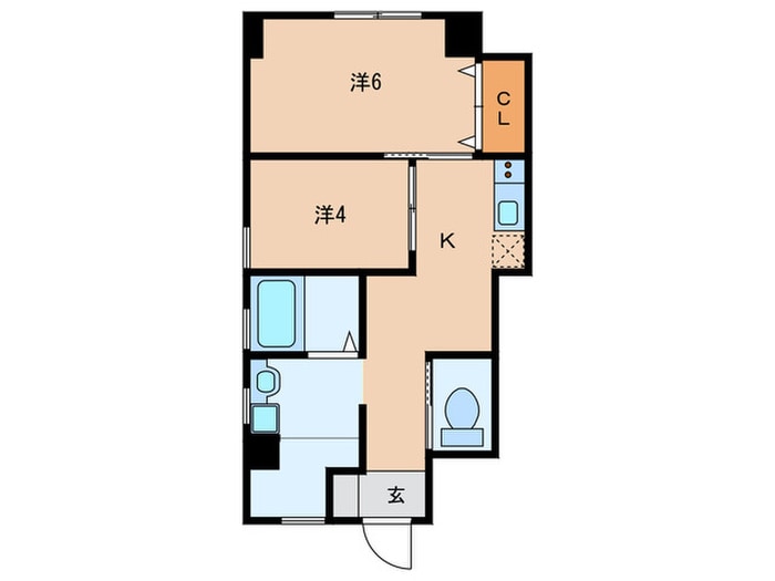 高村マンションの物件間取画像