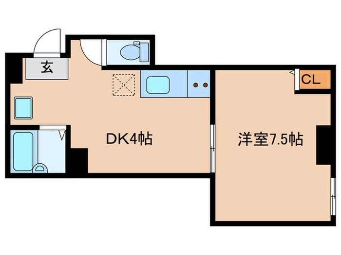 サンローラン九条の物件間取画像